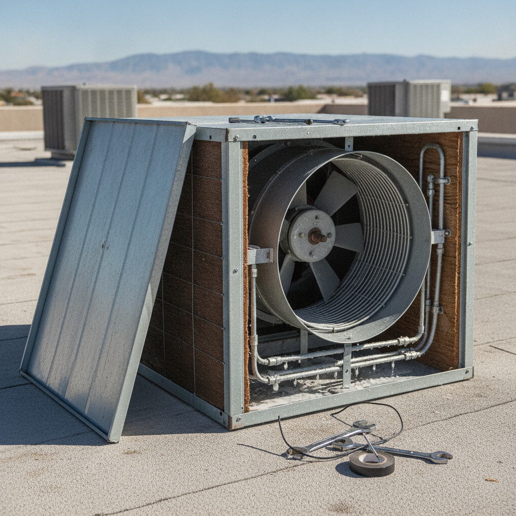 Evaporative Cooler Repair  - No Face and No Text