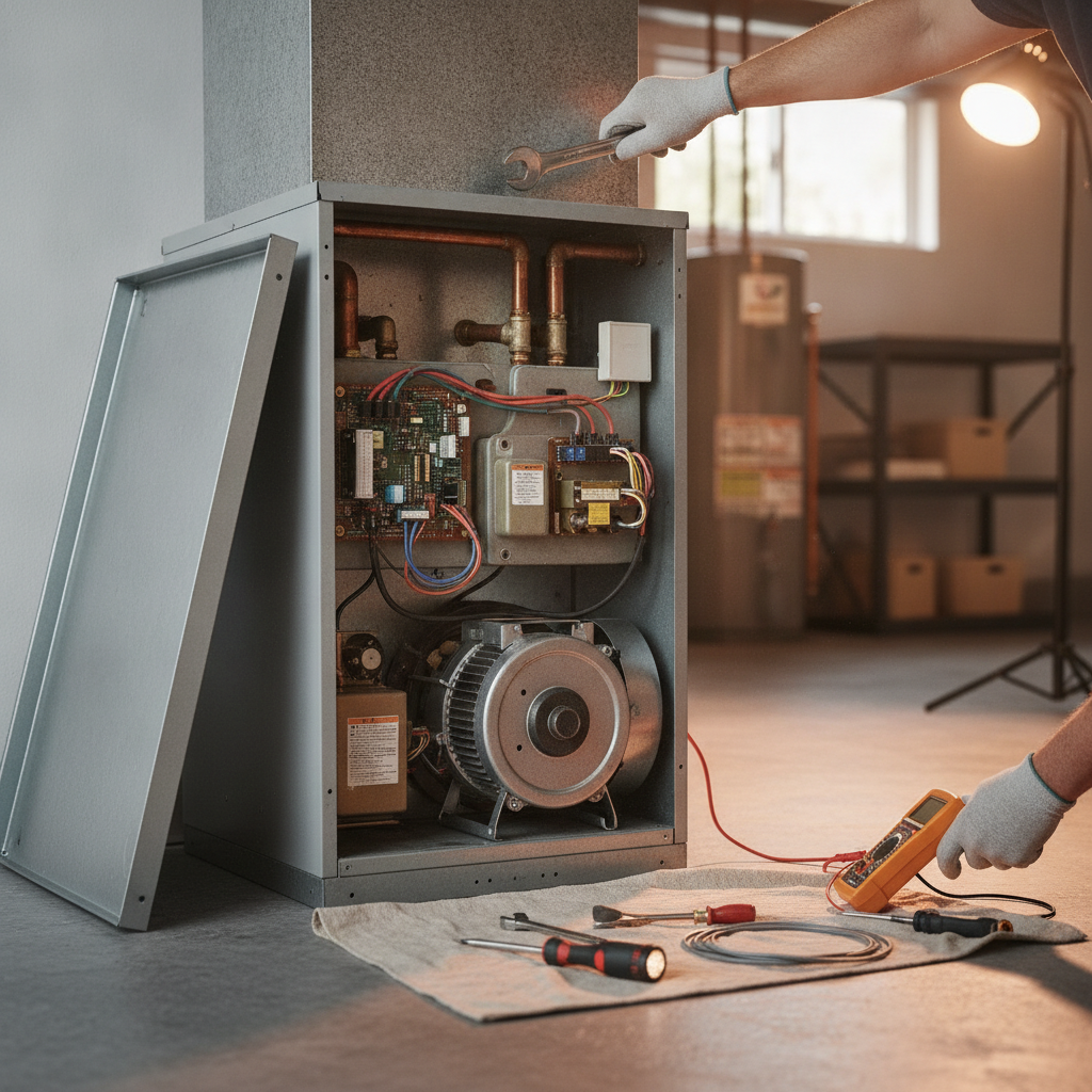 Furnace Repair  - No Face and No Text